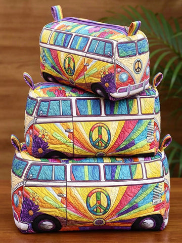 Hippie Camper Van Weekender Multi Functional Storage Bag